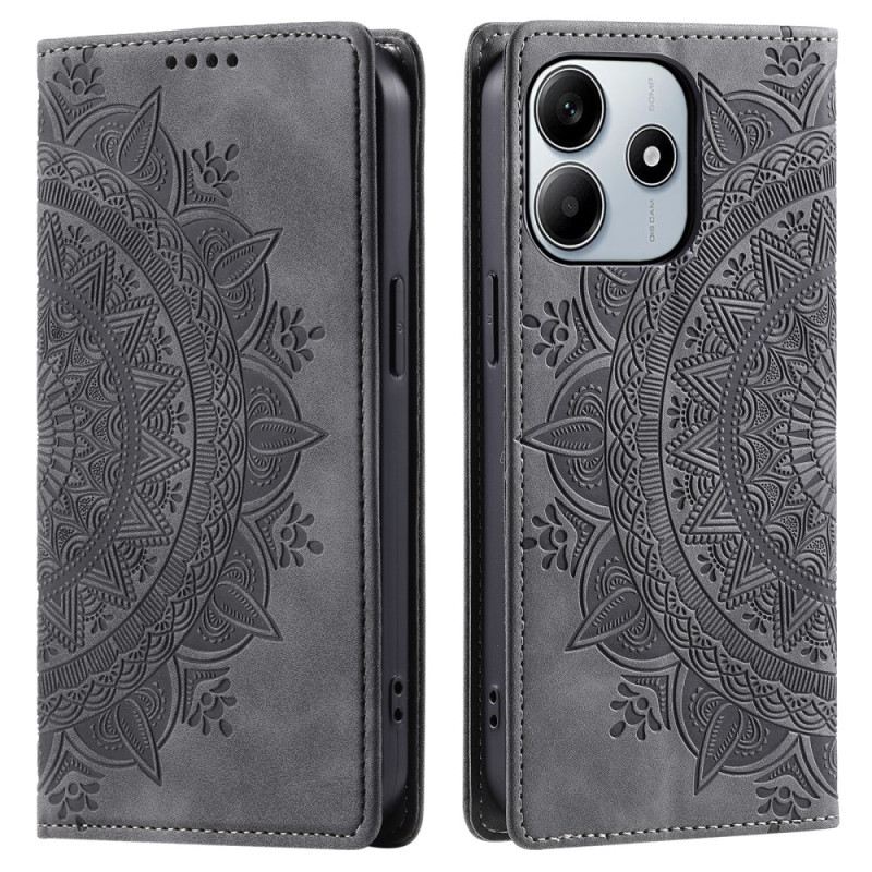 Fliptok Xiaomi Redmi Note 14 5g Mandala Velúr Hatású