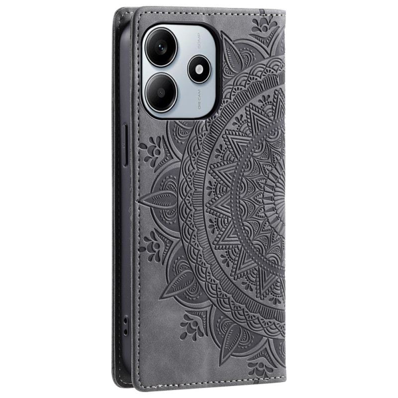 Fliptok Xiaomi Redmi Note 14 5g Mandala Velúr Hatású