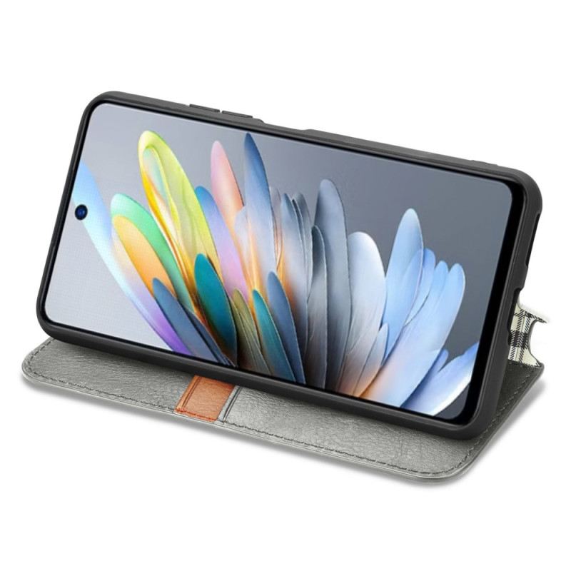 Fliptok Xiaomi Redmi Note 14 5g Vintage Bőrhatású