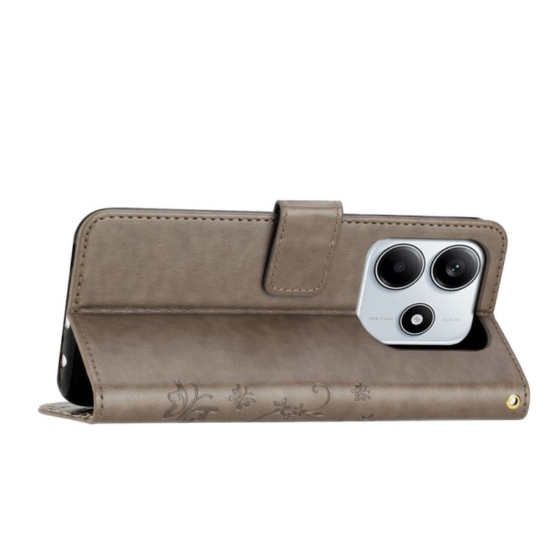 Fliptok Xiaomi Redmi Note 14 5g Virágok És Pillangók