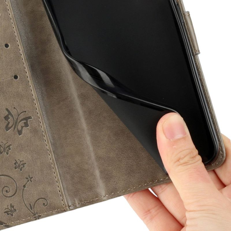 Fliptok Xiaomi Redmi Note 14 5g Virágok És Pillangók