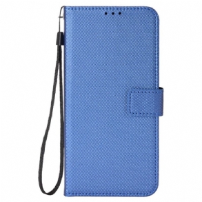 Kinyitható Bőrtok Xiaomi Redmi Note 14 5g Gyémánt Textúra