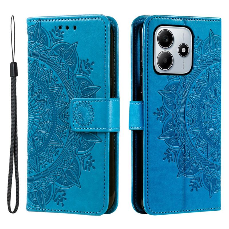 Kinyitható Bőrtok Xiaomi Redmi Note 14 5g Mandala Nap