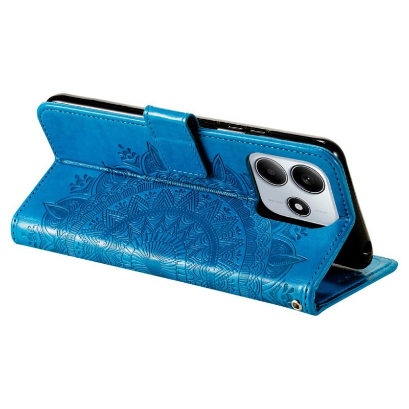 Kinyitható Bőrtok Xiaomi Redmi Note 14 5g Mandala Nap