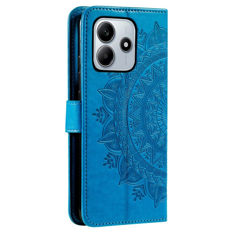 Kinyitható Bőrtok Xiaomi Redmi Note 14 5g Mandala Nap