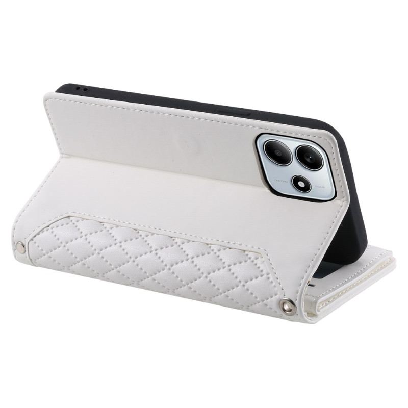 Kinyitható Bőrtok Xiaomi Redmi Note 14 5g Pénztárca Steppelt