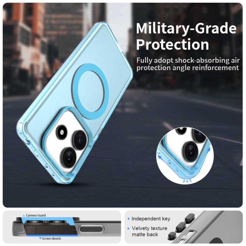 Mobiltelefon Tokok Xiaomi Redmi Note 14 5g Magsafe Kompatibilis Matt Felület