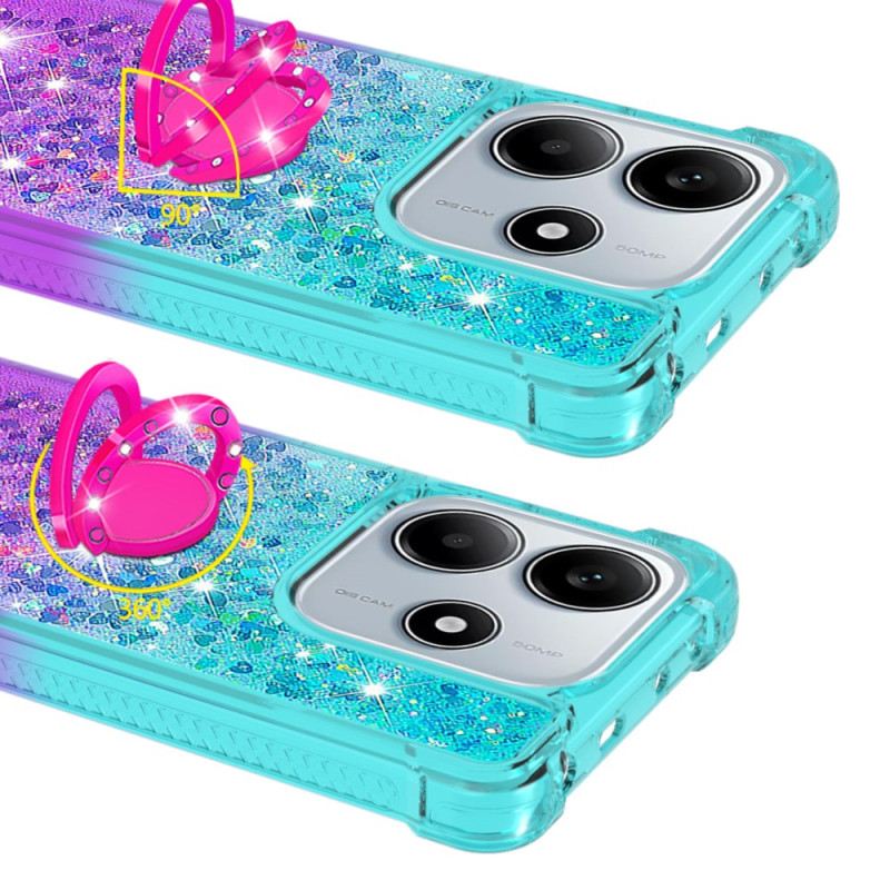 Telefontok Xiaomi Redmi Note 14 5g Színátmenetes Csillogás Tartóval