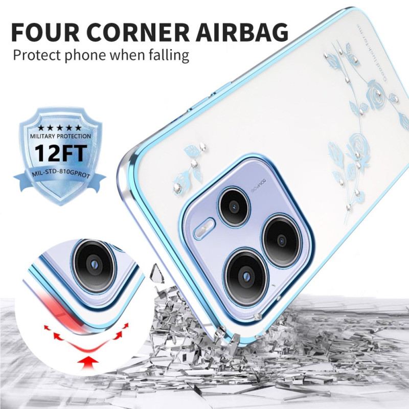 Tok Xiaomi Redmi Note 14 5g Kadem Virágok És Strasszok