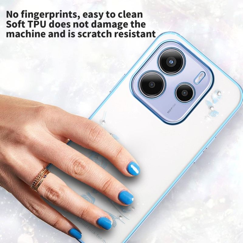 Tok Xiaomi Redmi Note 14 5g Kadem Virágok És Strasszok