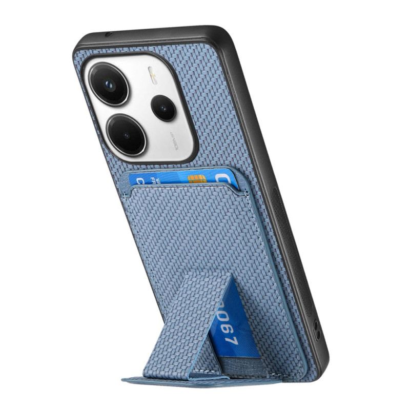 Tok Xiaomi Redmi Note 14 5g Szénszálas Textúrájú Kártyatartó