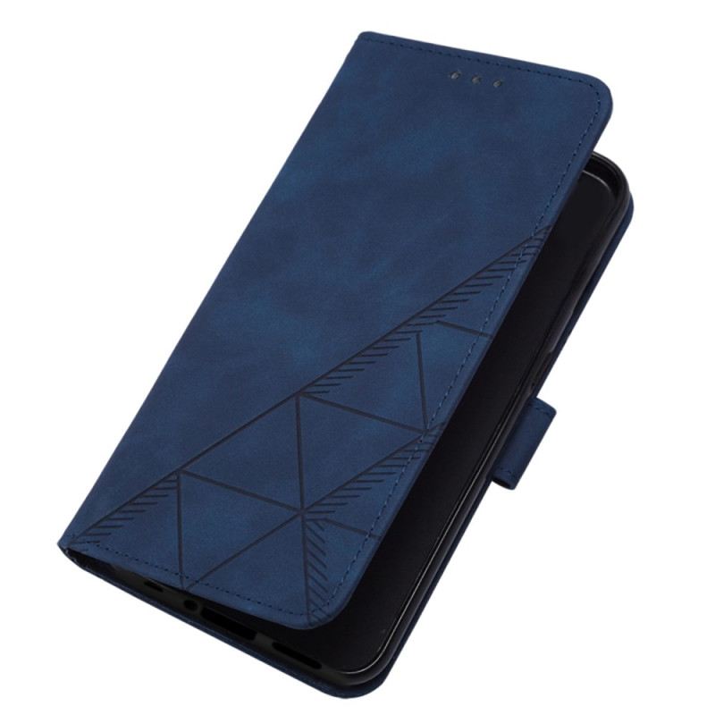 Fliptok / Bőrtok OnePlus Nord 2T 5G Váll Háromszögek