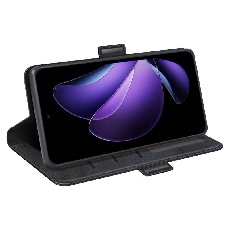 Bőrtok Oppo Reno 13f 4g / 5g / 13 Fs 5g Dupla Csattal