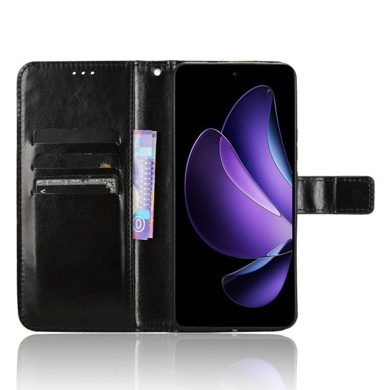 Bőrtok Oppo Reno 13f 4g / 5g / 13 Fs 5g Feltűnő Műbőr