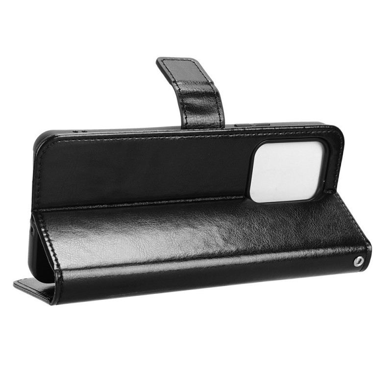 Bőrtok Oppo Reno 13f 4g / 5g / 13 Fs 5g Feltűnő Műbőr