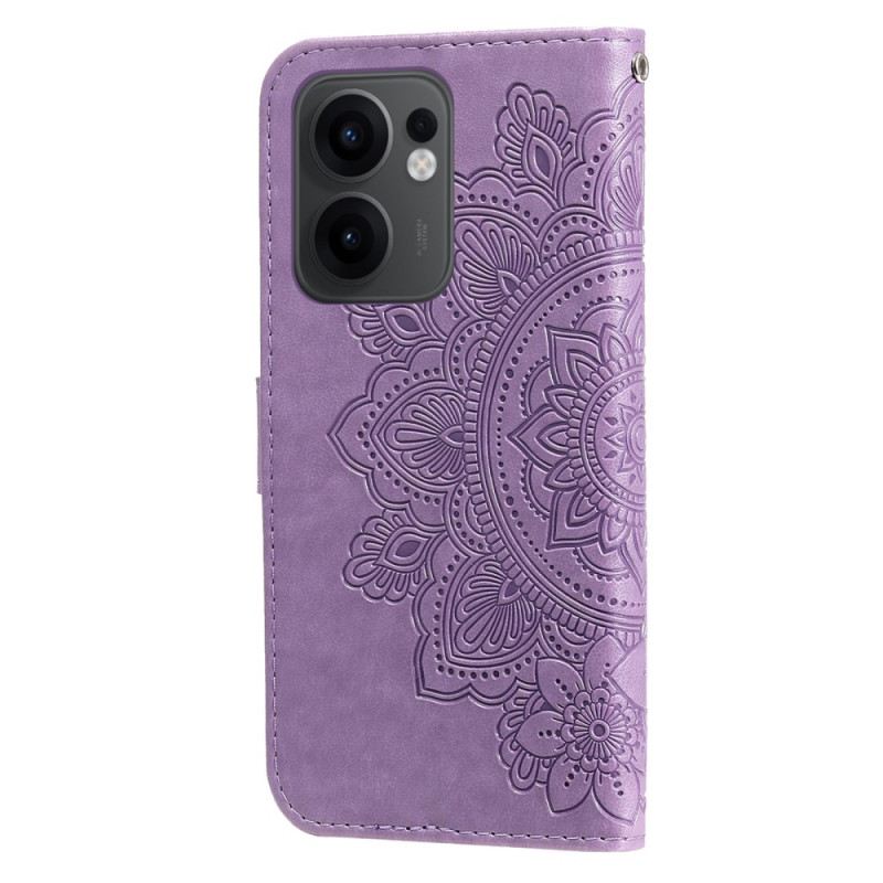 Bőrtok Oppo Reno 13f 4g / 5g / 13 Fs 5g Mandala Minta