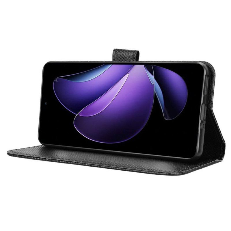 Bőrtok Oppo Reno 13f 4g / 5g / 13 Fs 5g Pöttyös