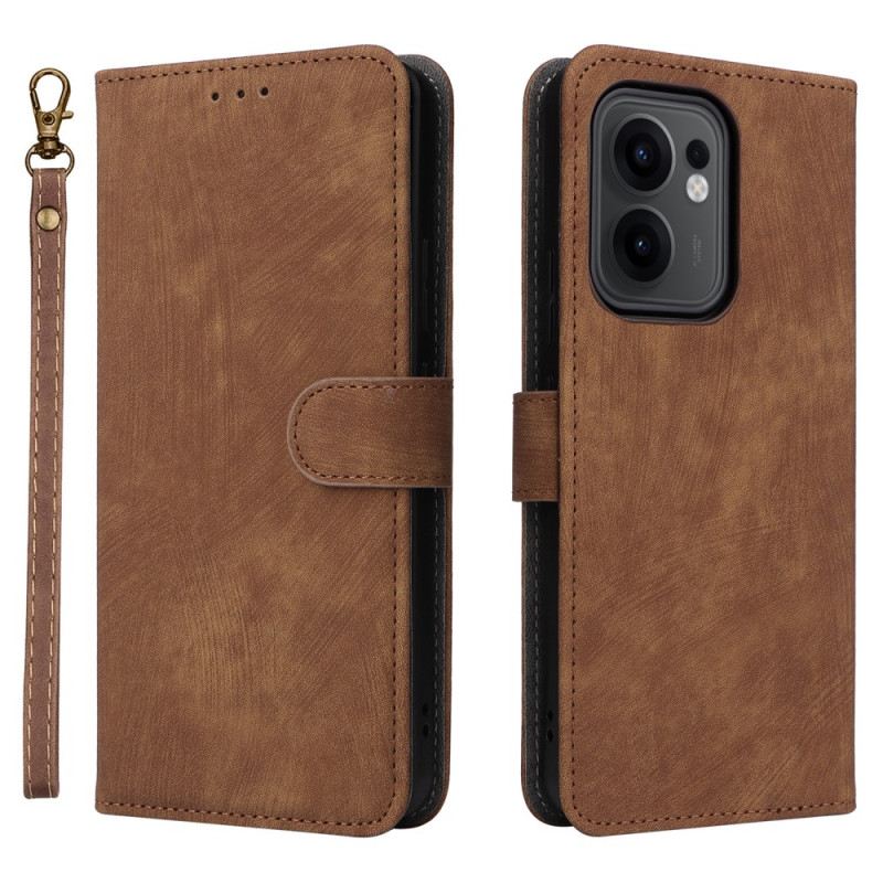 Bőrtok Oppo Reno 13f 4g / 5g / 13 Fs 5g Rfid Pénztárca Nyakpánt