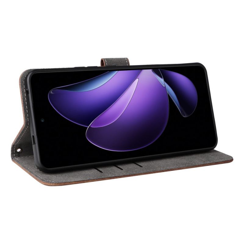 Bőrtok Oppo Reno 13f 4g / 5g / 13 Fs 5g Rfid Pénztárca Nyakpánt