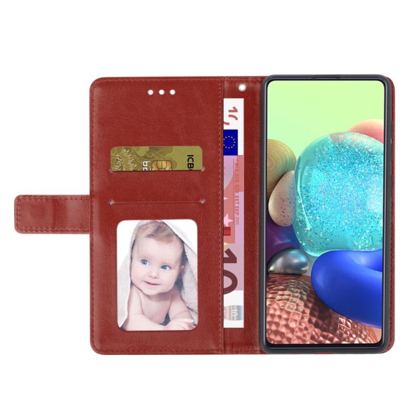 Bőrtok Oppo Reno 13f 4g / 5g / 13 Fs 5g Y Dizájn Pánttal