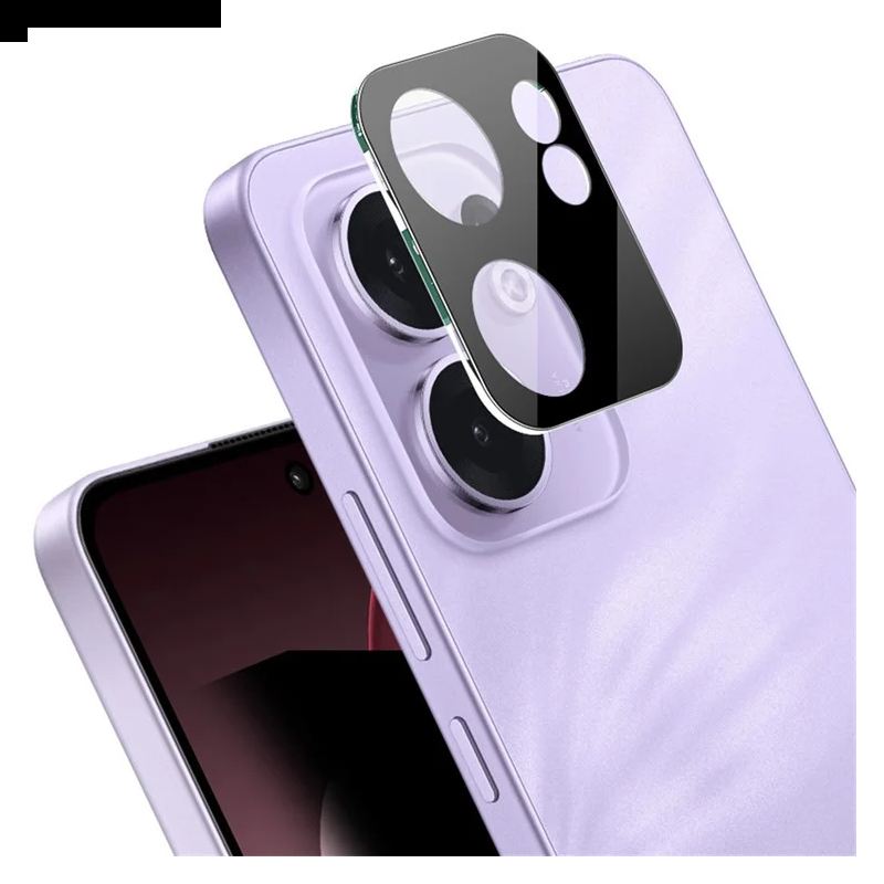 Edzett Üveg Lencsevédő Oppo Reno 13f 4g / 5g / Fs 5g Készülékhez (fekete Változat) Imak