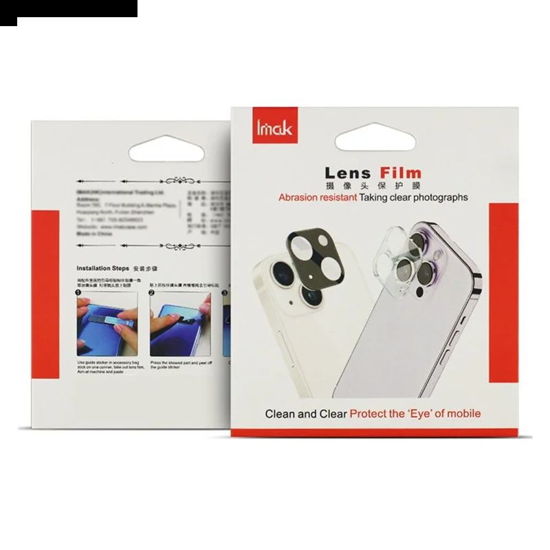 Edzett Üveg Lencsevédő Oppo Reno 13f 4g / 5g / Fs 5g Készülékhez (fekete Változat) Imak