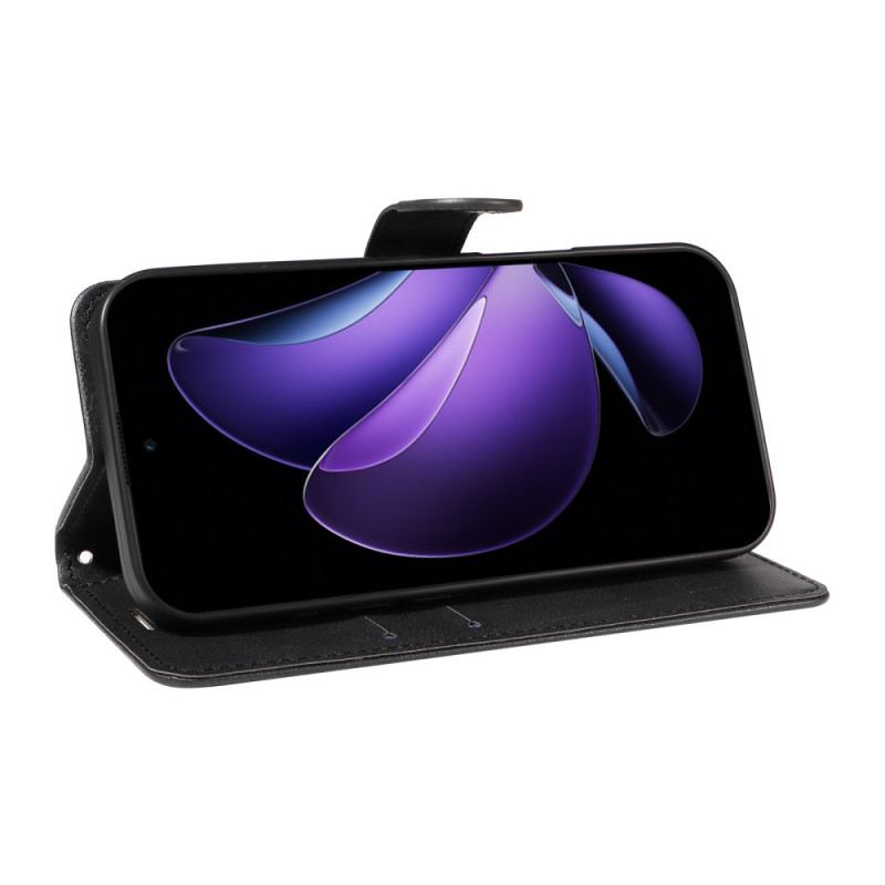 Fliptok Oppo Reno 13f 4g / 5g / 13 Fs 5g Egyszínű Műbőr