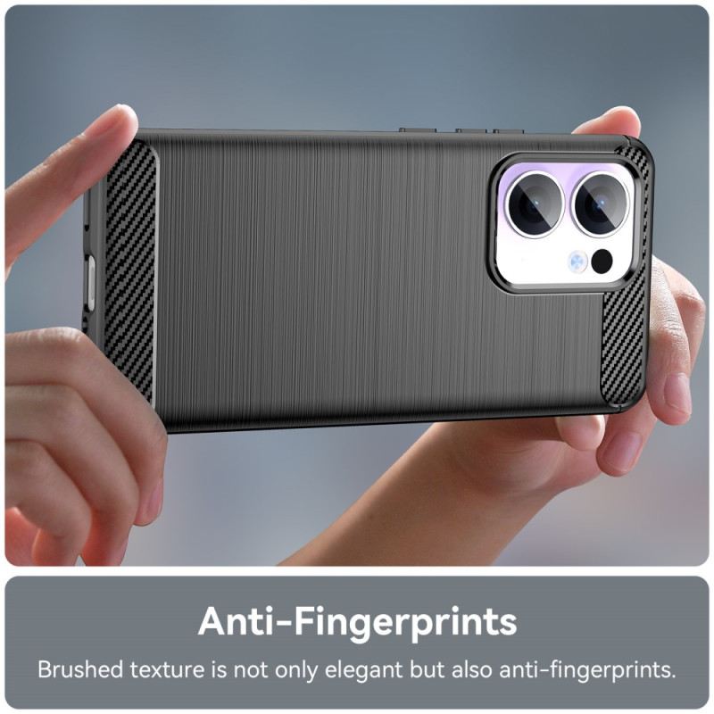 Tok Oppo Reno 13f 4g / 5g / 13 Fs 5g Szálcsiszolt Karbon