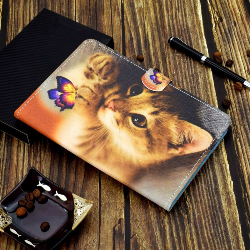 Fliptok / Bőrtok iPad Pro 11" (2021) A Cicám És A Pillangóm