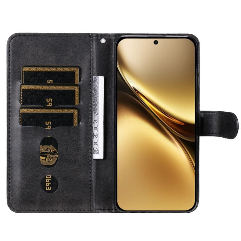 Bőrtok Vivo X200 Pro Cipzáras Pénztárca