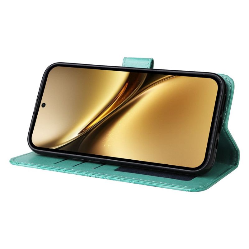 Bőrtok Vivo X200 Pro Napraforgó Minta