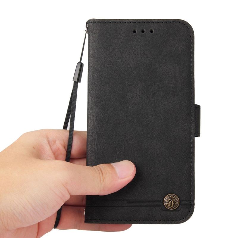 Bőrtok Vivo X200 Pro Szegecses Velúr Hatású Dekoratív