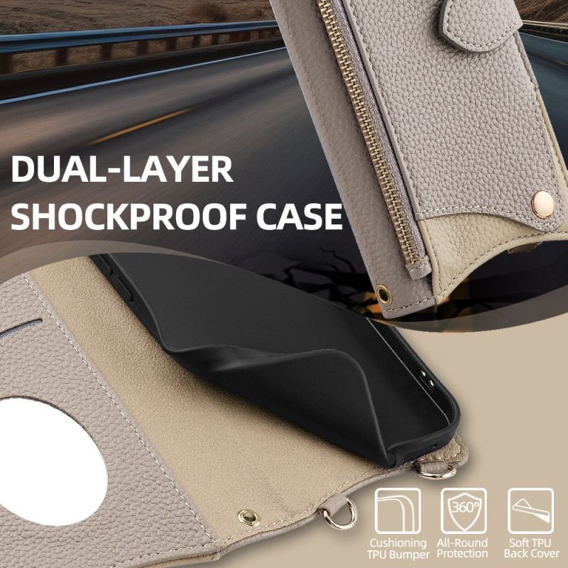 Bőrtok Vivo X200 Pro Tükör És Vállpánt