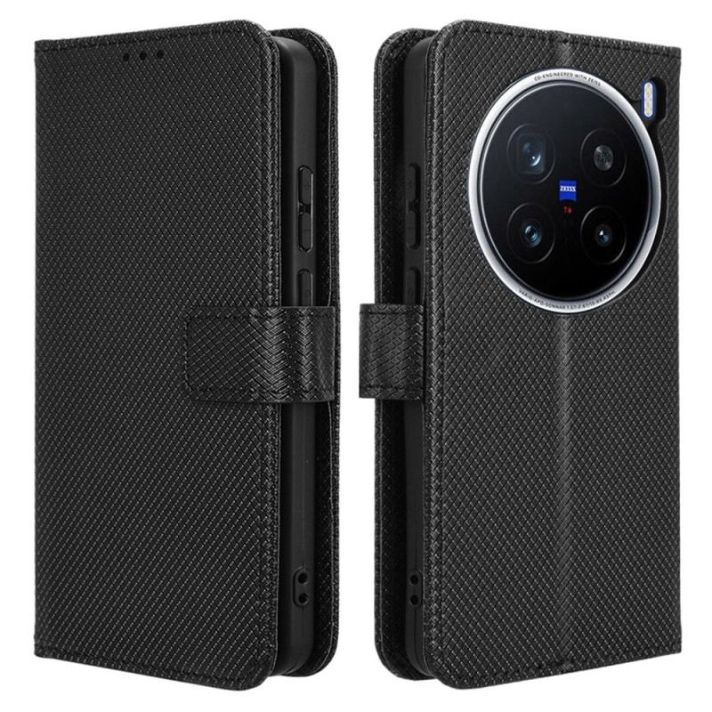 Fliptok Vivo X200 Pro Gyémántmintás