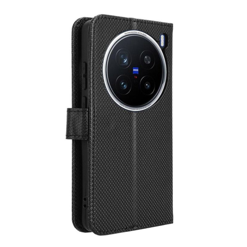 Fliptok Vivo X200 Pro Gyémántmintás