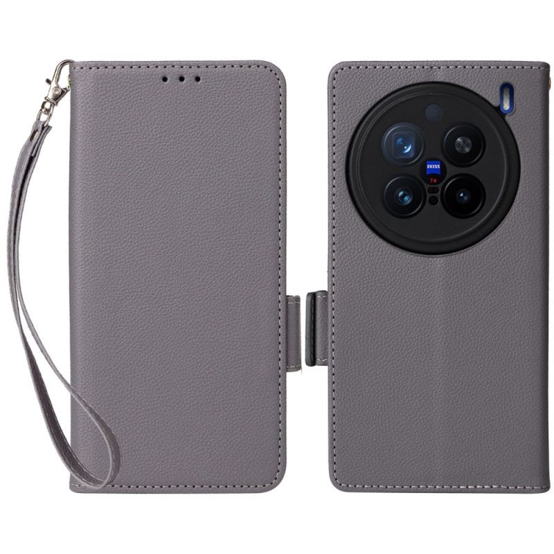 Fliptok Vivo X200 Pro Műbőr Szíj