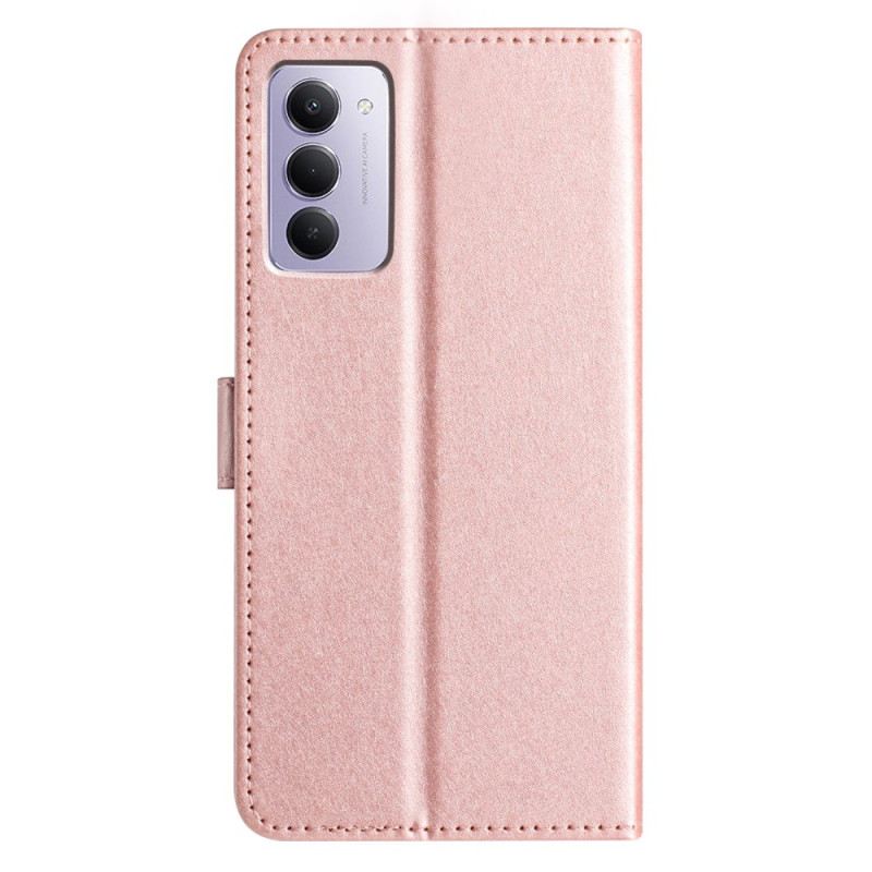 Bőrtok Poco C85 Selyem Textúra