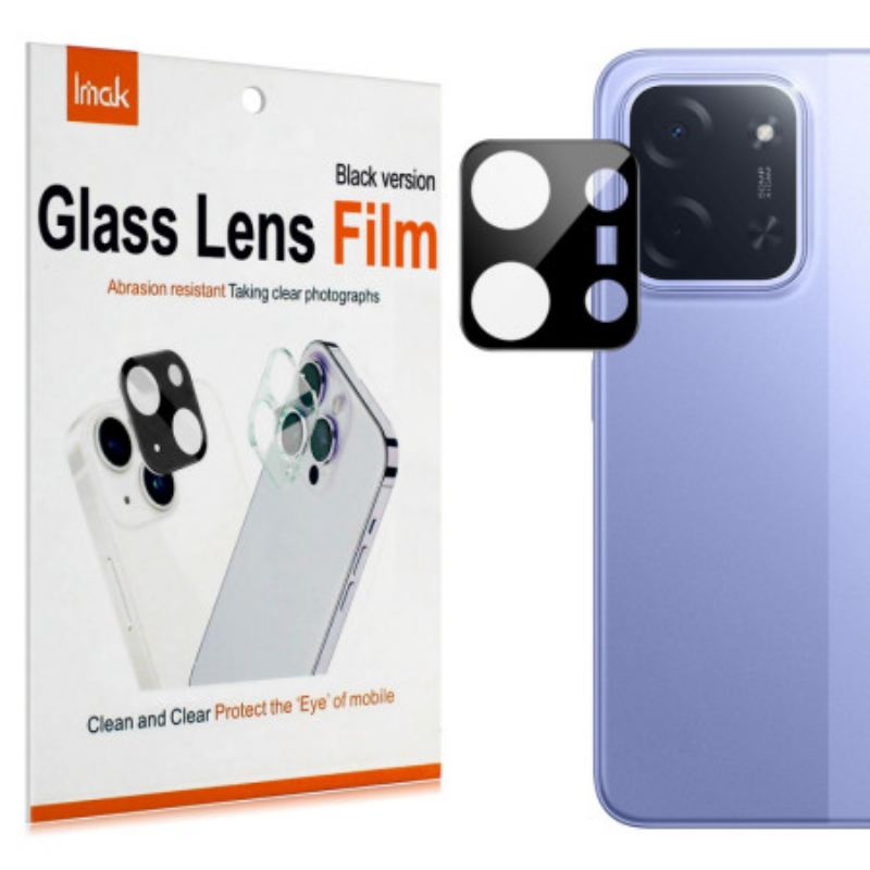 Edzett Üveg Lencsevédő Xiaomi Poco C85-höz (fekete Változat)