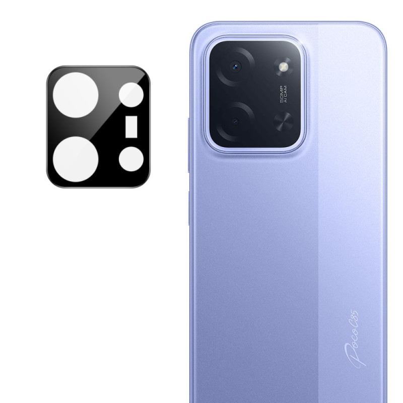 Edzett Üveg Lencsevédő Xiaomi Poco C85-höz (fekete Változat)
