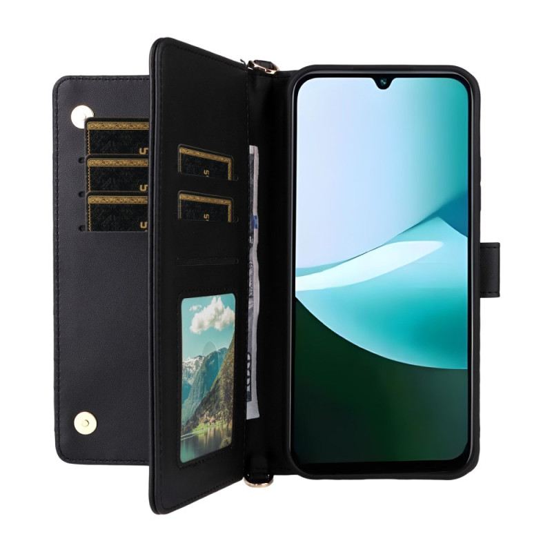 Fliptok Poco C85 Steppelt Dizájn Pánttal És Vállpánttal