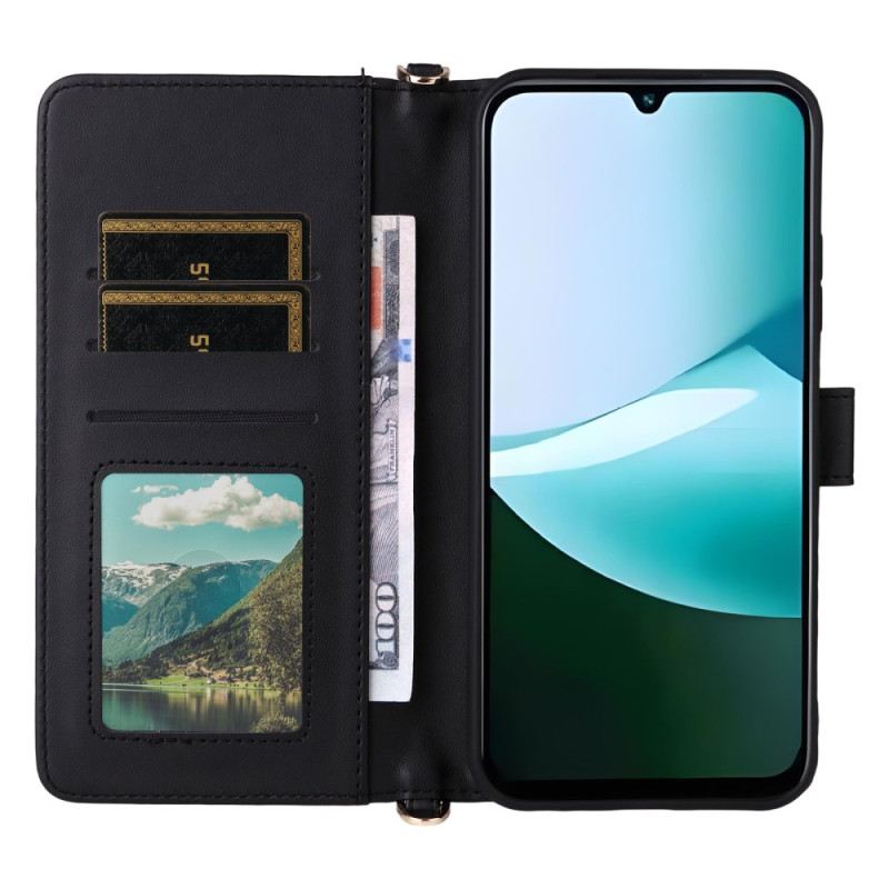 Fliptok Poco C85 Steppelt Dizájn Pánttal És Vállpánttal