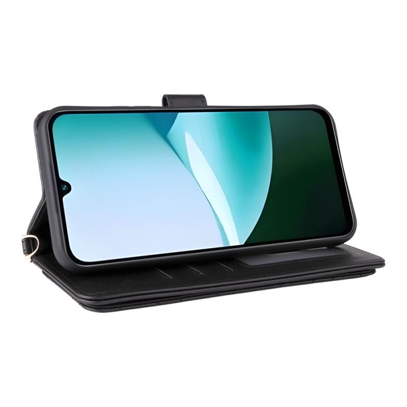 Fliptok Poco C85 Steppelt Dizájn Pánttal És Vállpánttal