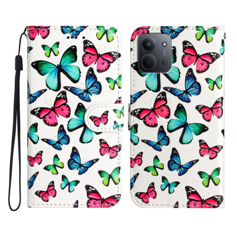 Fliptok Poco C85 Színes Pillangók