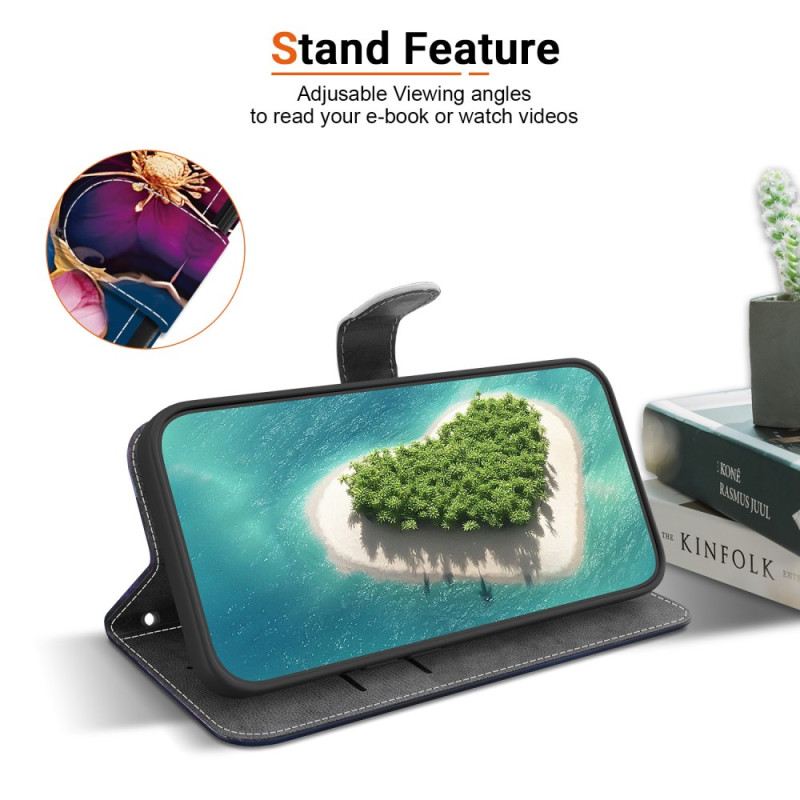 Kinyitható Tokok Poco C85 Színes Virágok