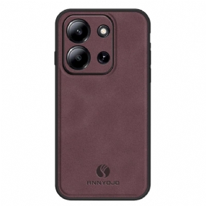 Mobiltelefon Tokok Poco C85 Bőrhatású