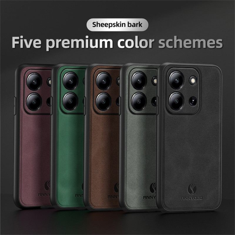 Mobiltelefon Tokok Poco C85 Bőrhatású