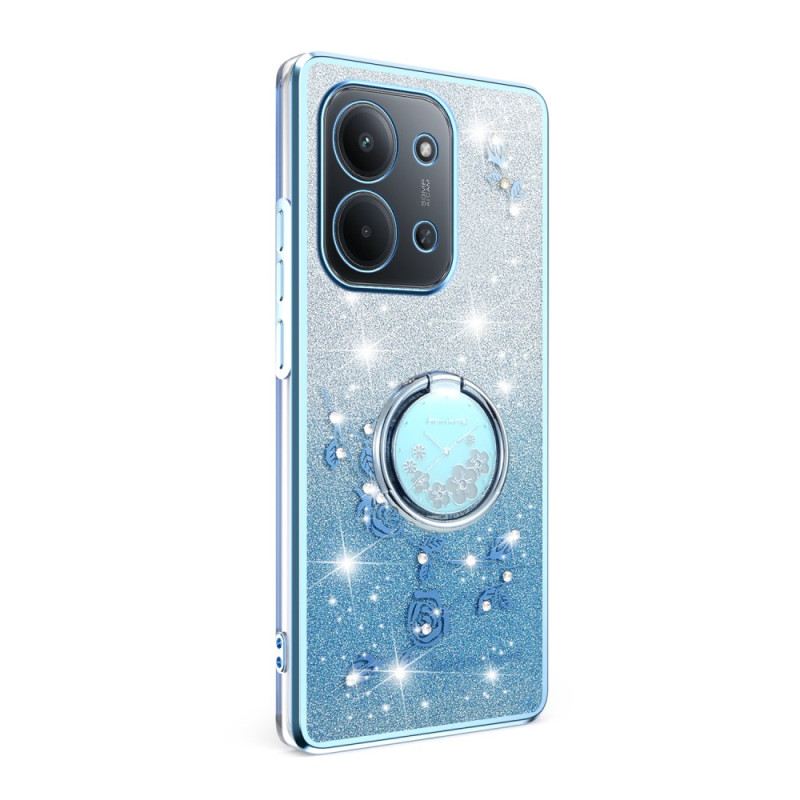 Telefontok Poco C85 Kadem Virágos Gyűrűtartó