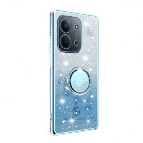 Telefontok Poco C85 Kadem Virágos Gyűrűtartó