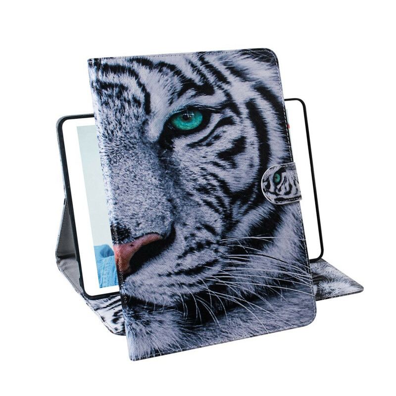 Kinyitható Tokok Samsung Galaxy Tab S6 Lite Tigrisfej