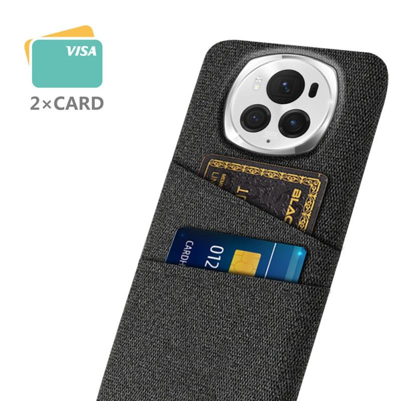 Mobiltelefon Tokok Honor Magic 6 Pro Szövet Dupla Kártyatartó